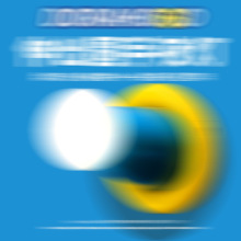 蓝胖子伸出圆手小夜灯创意礼品可爱小手卧室睡眠灯家用摆件氛围灯