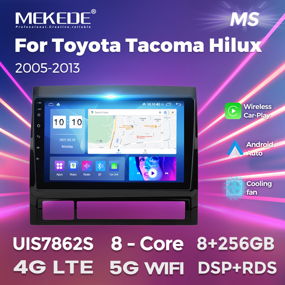 适用于Toyota Tacoma Hilux 2005-2013丰田塔库玛 安卓车载导航仪