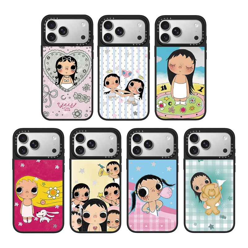 C's Little Jade Yuy Cartoon Cute Little Girl Iphone17Promax Apple 16 Mirror 15 Phone Case 14