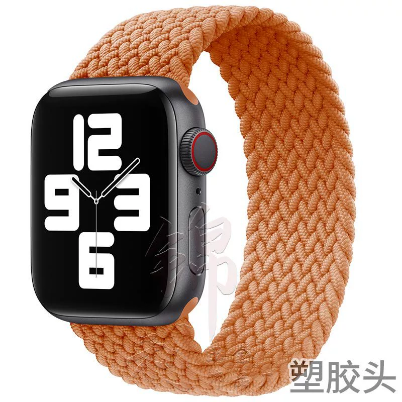 Ремешок для часов (Apple) нейлоновый тканый эластичный однослойный, 22 мм пластиковый разъем, длины 125–165 мм