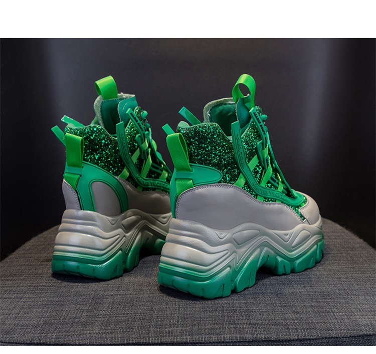 Giày sneaker nữ đế dày độn gót ẩn đính sequin xuân 2026 — M2269-1 Màu cà phê lót nhung, M2269-1 màu đen lót nhung, M2269-1 xanh lục lót nhung, M2269 màu tím một lớp bên trong chi tiết 23