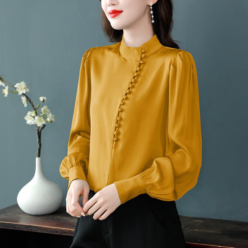 Silk autumn shirt
