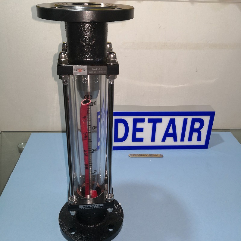 常州双环热工 LZB-50玻璃转子流量计 气体液体玻璃管浮子流量计