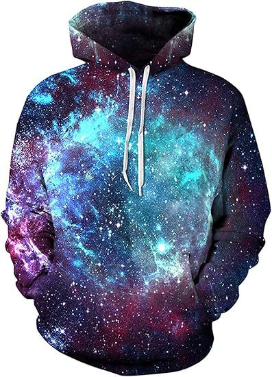 Europa y América AliExpress venta caliente transfronteriza 3D impresión digital hombres sueltos de manga larga con cordón bolsa de parche suéter con capucha en stock