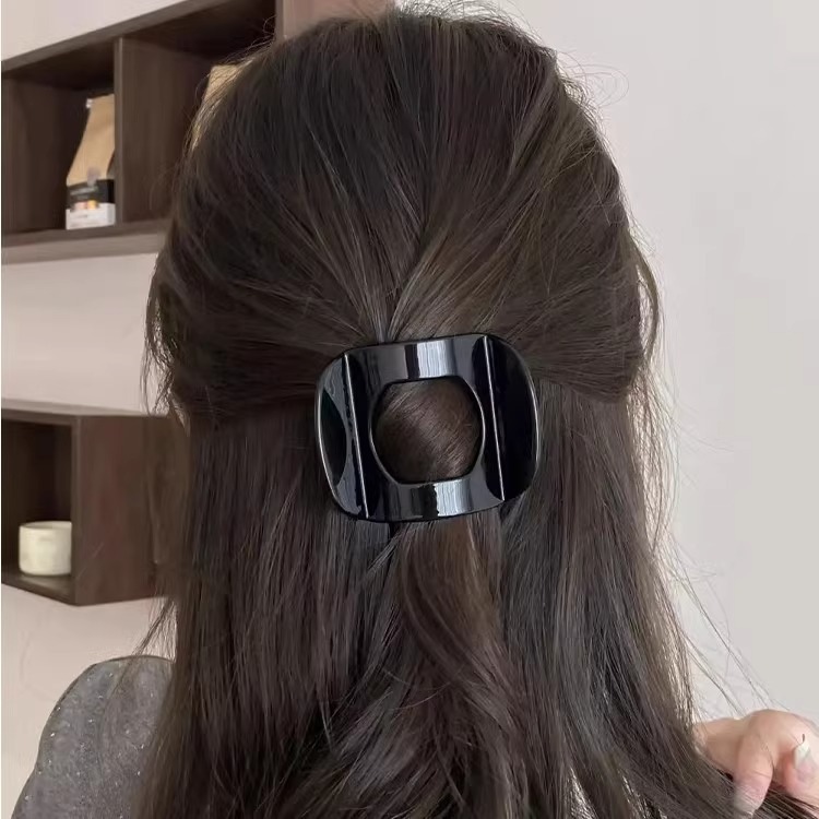 ダックビルヘアクリップ 女性用 後頭部用 大型 シャーククリップ ヘアピン カーブクリップ ヘアアクセサリー|undefined