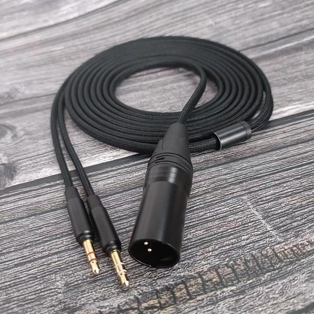 适用拜亚动力T1耳机线卡侬头连接线耳机音频线T5p升级维修替换线