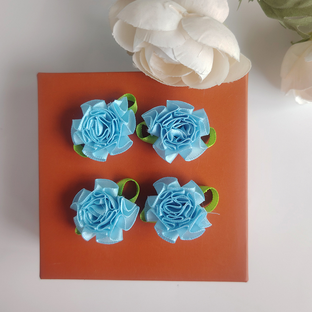 Fábrica directa cinta peonía flor Rosa Ropa Accesorios joyería caja de regalo decoración hecha a mano DIY lote