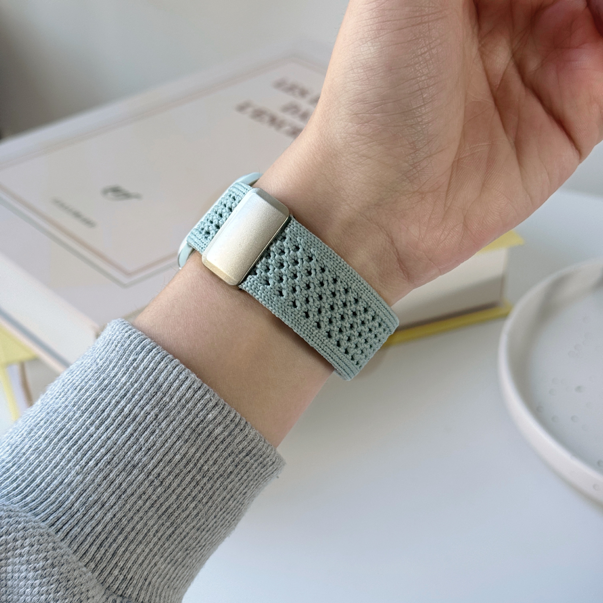 35g Weight Apple Smart Watch Magnetic Strap Classification Nylon Material Solid Color Pattern Fashion style Style Fashion Style Solid Color Apple Smart Watch Magnetic Strap 31
