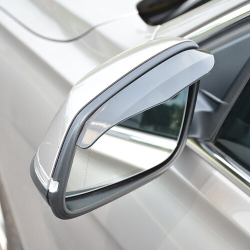 Car rearview mirror rain shield, car rain shield, rearview mirror rain shield, pair in OPP bag