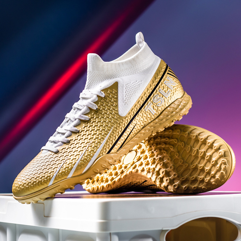 Copa del Mundo transfronteriza zapatos de fútbol para niños estudiantes adolescentes hombres mujeres TF ag