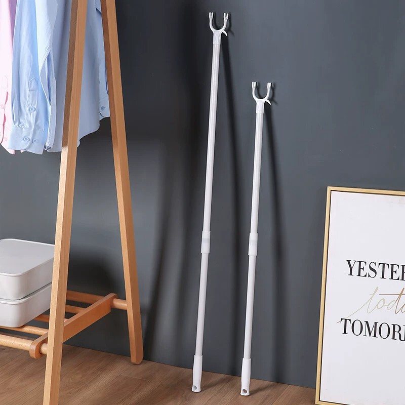 Clothes Drying Rod for Home Use, Extendable Clothes Hanger Rod, Clothes Hanging Rod, Clothes Picking Rod, Clothes Hanger Pole