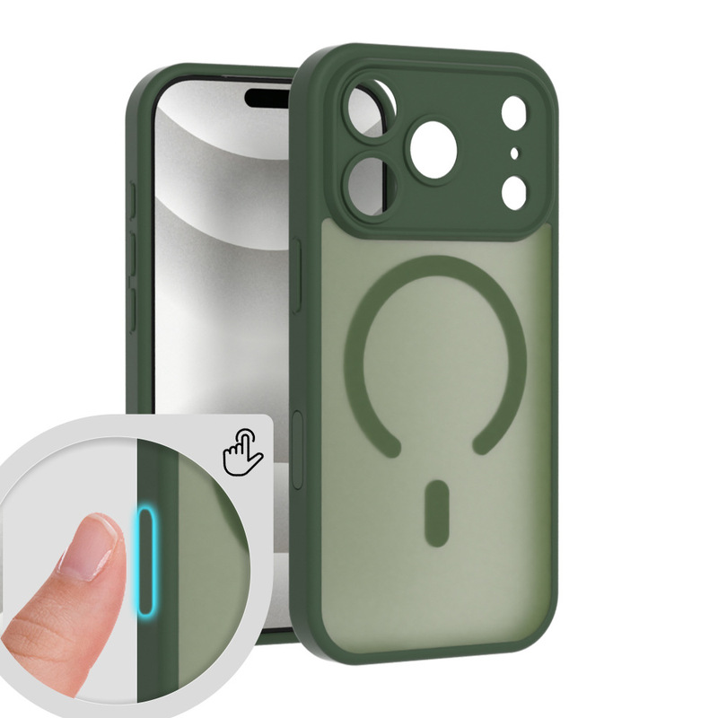 ai拍照按键适用苹果17promax肤感磁吸壳精孔2.0iphone16手机套|undefined