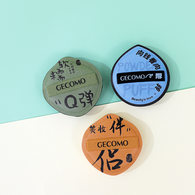 Fábrica personalizada de alta gama rubycell polvo de polvo de algodón polvo de polvo de polvo no comer polvo maquillaje esponja triángulo polvo de polvo de polvo de polvo