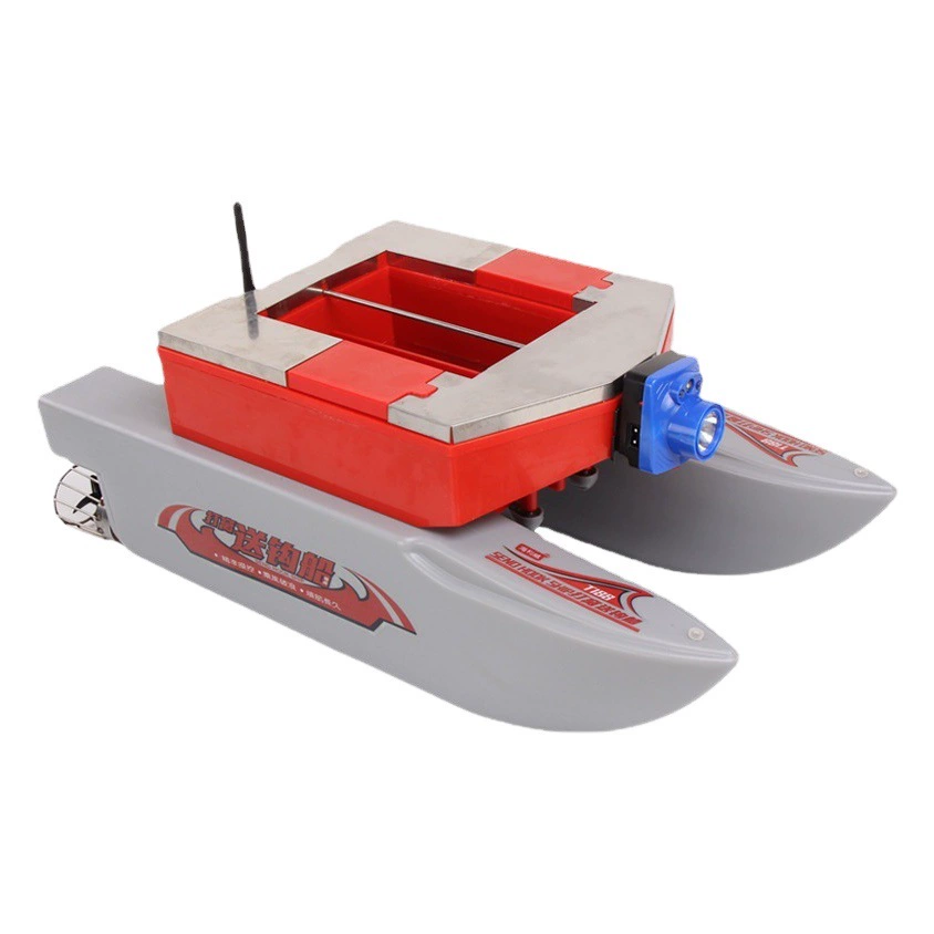 Корабль с дистанционным управлением отправляет крюковый траулер 500 м Интеллектуальный корабль с дистанционным управлением для отправки приманки большой емкости, ветрозащитный двойной двигатель