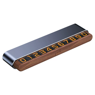 Nömrəli dayanma kartı solid wood number plate gift