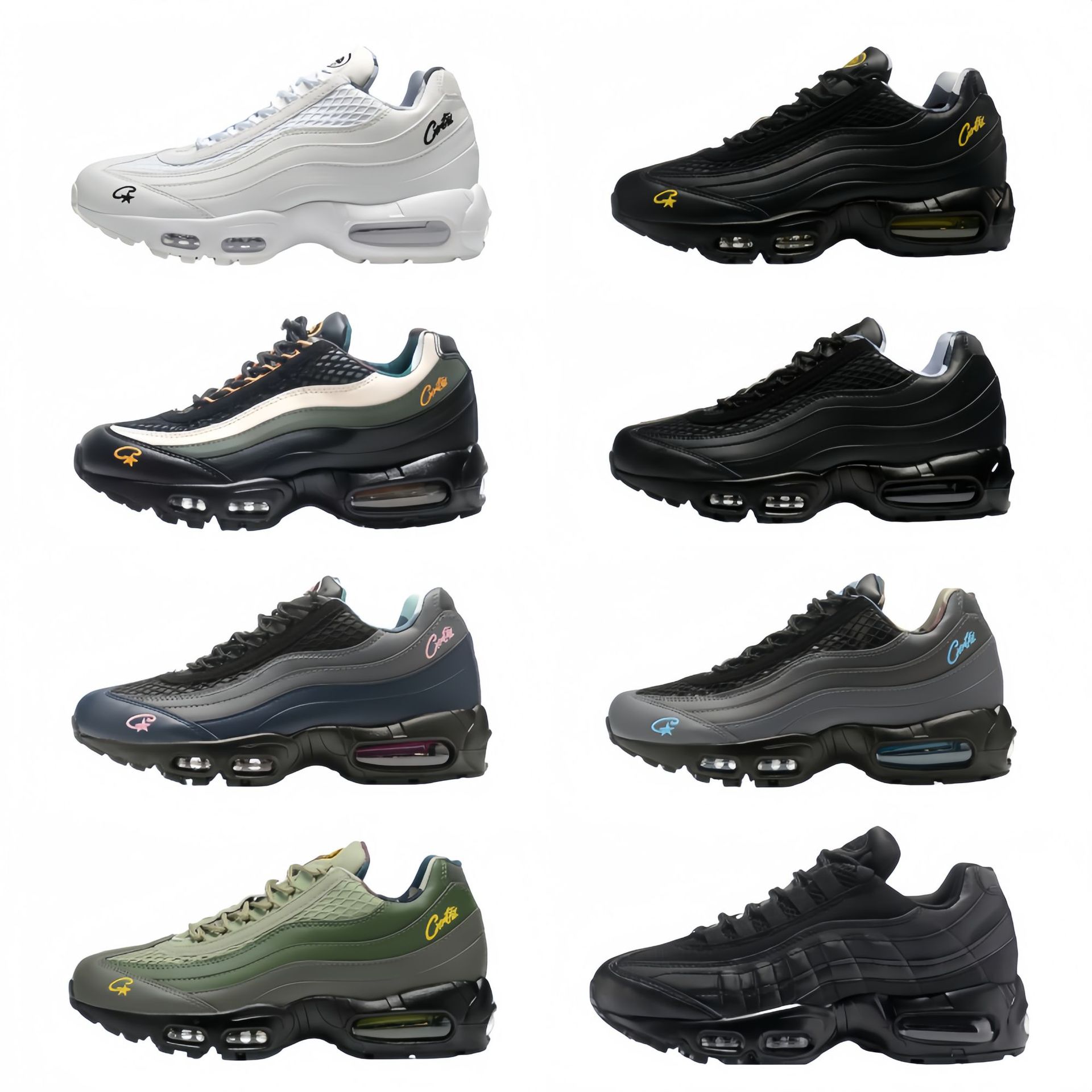 Zapatos Putian comercio exterior transfronterizo AIR MAX 95 retro aire acolchado zapatos deportivos elásticos amortiguación zapatos para hombres y mujeres zapatos para correr para hombres