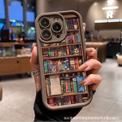 适用于iPhone16保护壳11/17Promax图书馆书籍14苹果13手机套15Pro