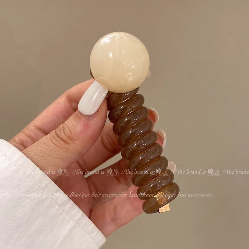 커피 전화 코드 밀크 화이트 비즈