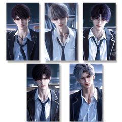 新しい愛と深空ハンサムな DK Qi Yu Shen Xing Hui Qin Che 自作フォトカード グリーティングカード ギフト周辺機器 グリーンカード
