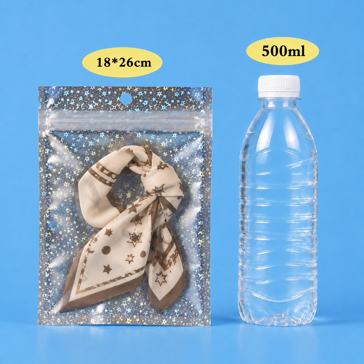 Spot bolsa de embalaje de regalo bolsa ziplock láser bolsa ziplock láser joyería bolsa de embalaje de la caja del teléfono móvil