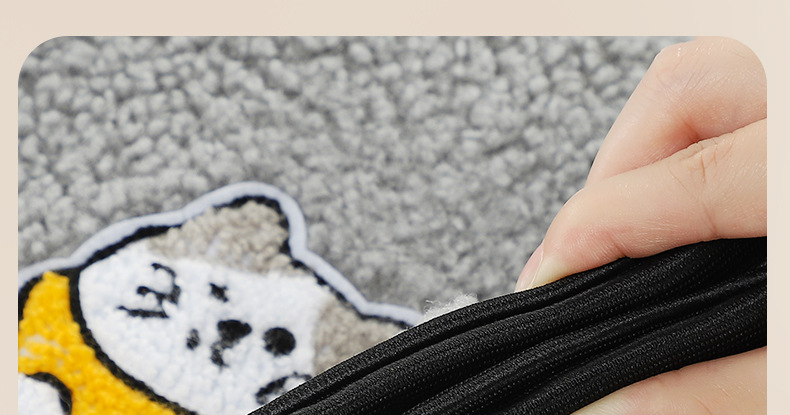 Suitable for Electric Vehicle Seat Cushion Cover, Thick Plush Autumn and Winter Warm and Comfortable Shock-Absorbing Cute High-Value Seat Cushion