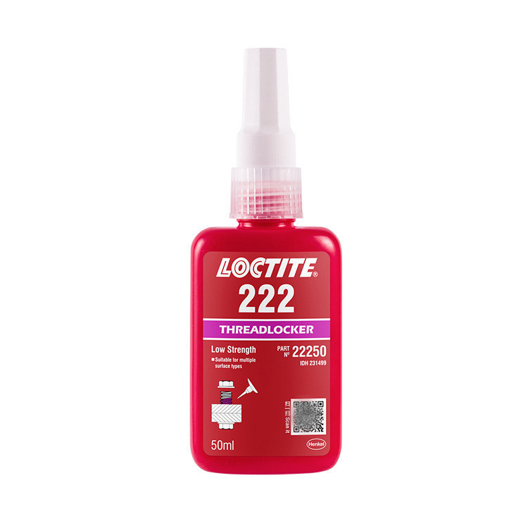 乐泰222低强度紫色厌氧型螺纹锁固胶批发零售