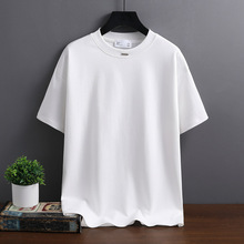 K11-502【夏季必爆】青少年t恤男潮牌设计感纯色短袖夏季半截袖