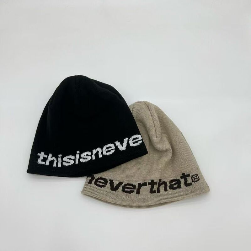 Thisisneverthat ® Sp-Logo No Cuff Beanie New Classic Logo Knitted Cold Hat
