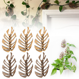 Cross-Border Mini Wall-Mounted Vine Climbing Bracket Wooden Crafts Wall Decoration Country Style Home Atmosphere Decoration