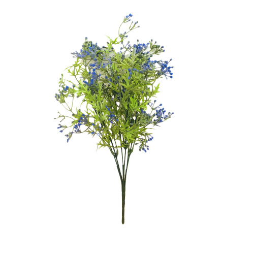 Flores artificiales, flores de ajenjo, flores de plástico, hierba falsa, plantas verdes, arreglos florales en la pared, accesorios, restaurantes de tiro