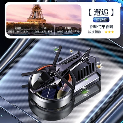 Car Perfume Aromatherapy Car Perfume Ornaments Solar - exploration-triplane-encounter