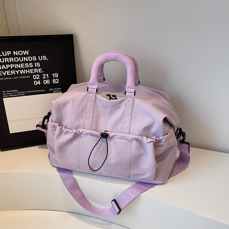 Bolsa de ejercicio deportiva ligera, bolsa de viaje expandible, bolsa de mano de gran capacidad para mujeres, bolsa de ocio para hombres.