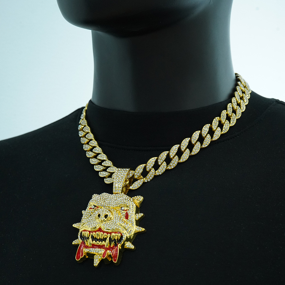 Colgante de oro con collar de 18inch