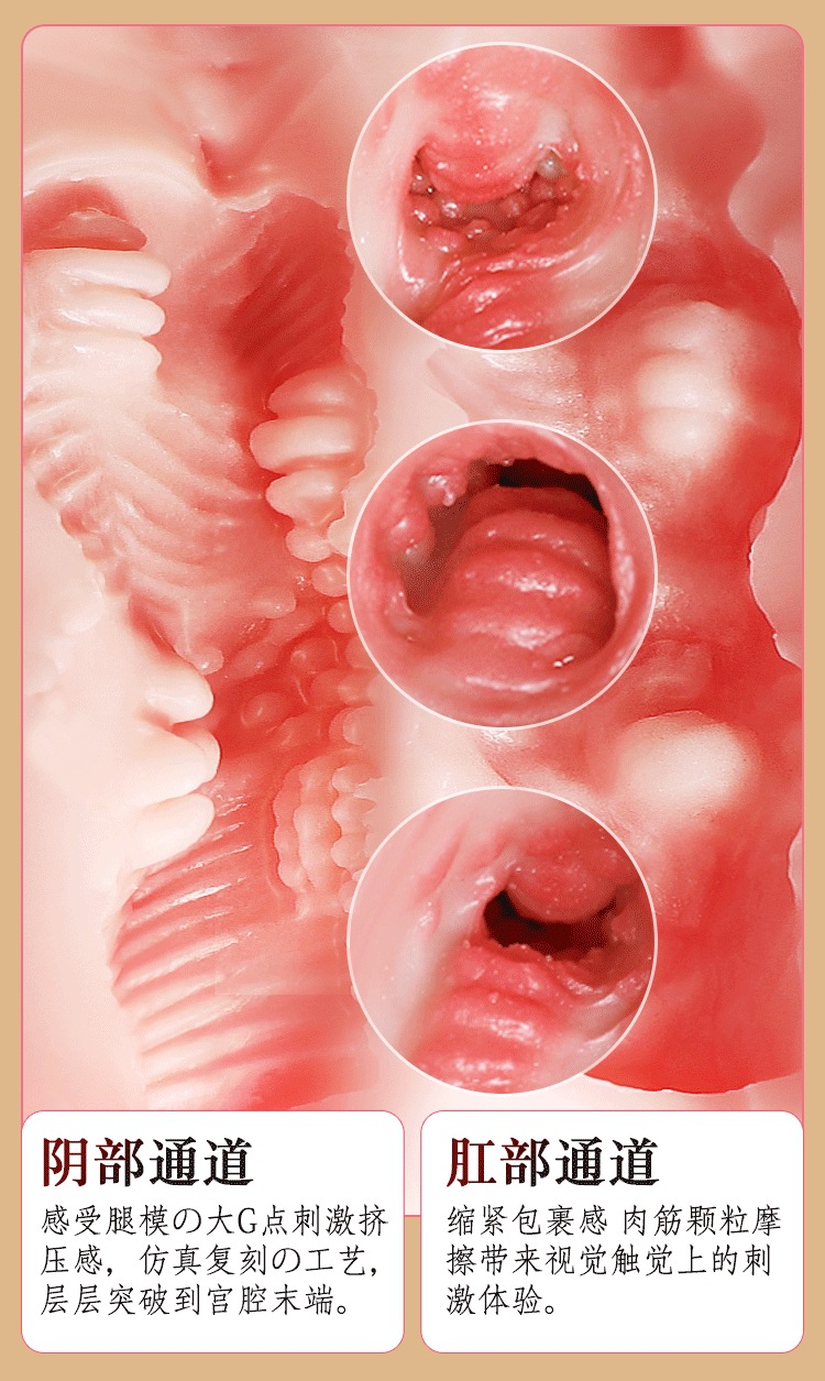 Jiuai Silicone Half-Body Doll with Legs, Vaginal and Buttocks Mold, Male Masturbator — detail image 18