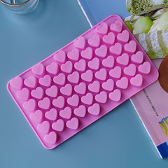 55-in-1 Heart-Shaped Silicone Cake Baking Mold, High-Temperature Resistant, Easy to Demold, Microwave and Oven-Safe Baking Mold