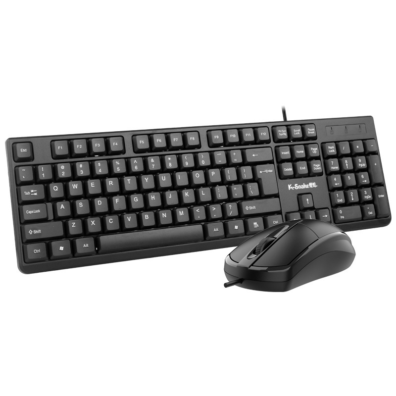 マムシKM-007有線usbキーボードマウスセットパソコンノートビジネスオフィスゲームキーマウスセット|undefined