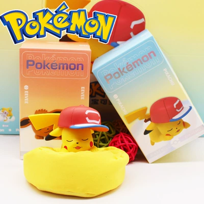 Leisure Time Series Car | Car ornaments - genuine-second-generation-sleeping-posture-ornaments-pikachu