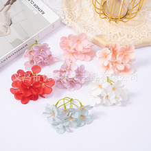 仿真绣球花小把束小兰花diy手工花环材料婚庆装饰礼盒花拍摄道具