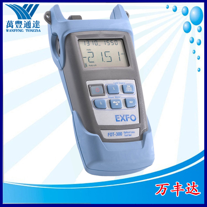 �����ô�exfo�������ñ���Դ�⹦�ʼƺ�һfot-300�����˥������