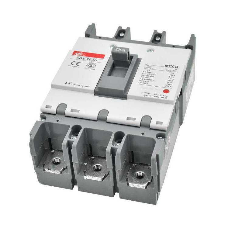 原装韩国LS产电Metasol 漏电塑壳断路器EBS204c 100~250a