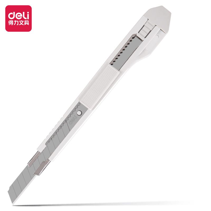 Déli cuchillo de arte de metal 2031, cuchillo de corte de papel de oficina doméstica, cuchillo de papel pintado SK5 image 8