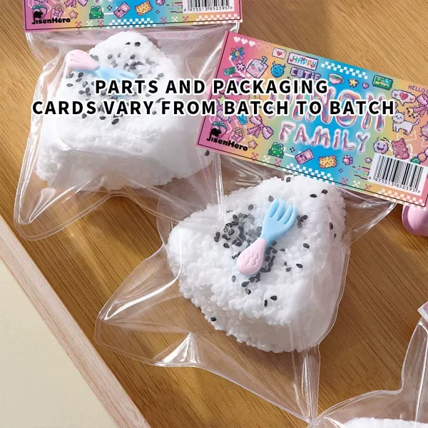 Sesame rice balls (with card head)