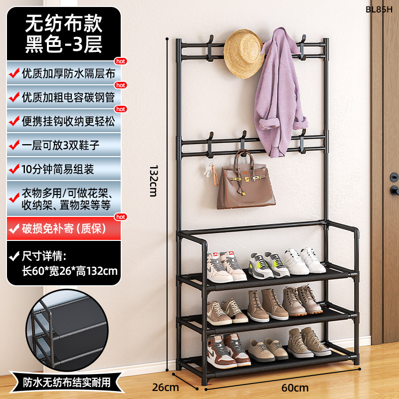 Izzens estante multicapa simple estante de zapatos doméstico dormitorio estante de almacenamiento estante de zapatos puerta de una pieza al por mayor