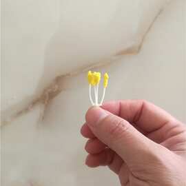 仿真花花心 塑料带泡沫小寸心 布花绢花小花心配件 人造花花心