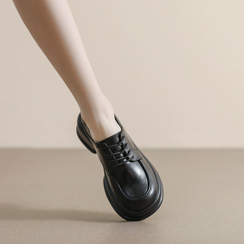 Loafers platform, shoes, shoes English style for leather shoes, British style