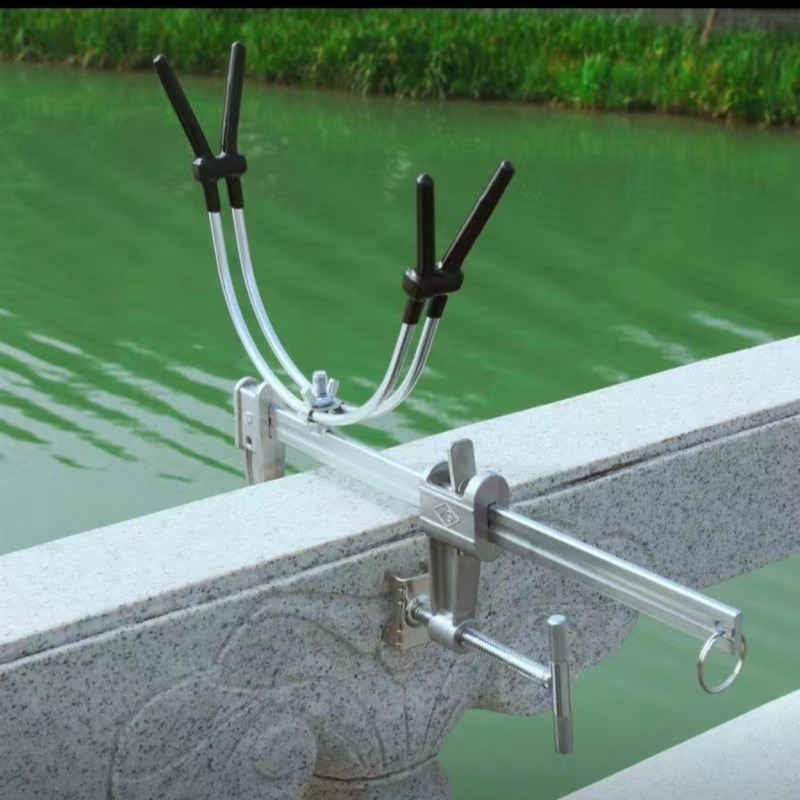 Bridge raft pole raft fishing stand stand raft rod fishing bamboo raft boat fishing sea fishing rod stand raft stand fishing raft standalone stand