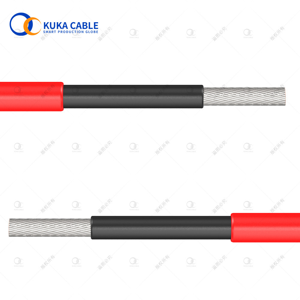 厂家批发太阳能光伏直流线单芯线太阳能光伏电线PV1-F4平方光伏线
