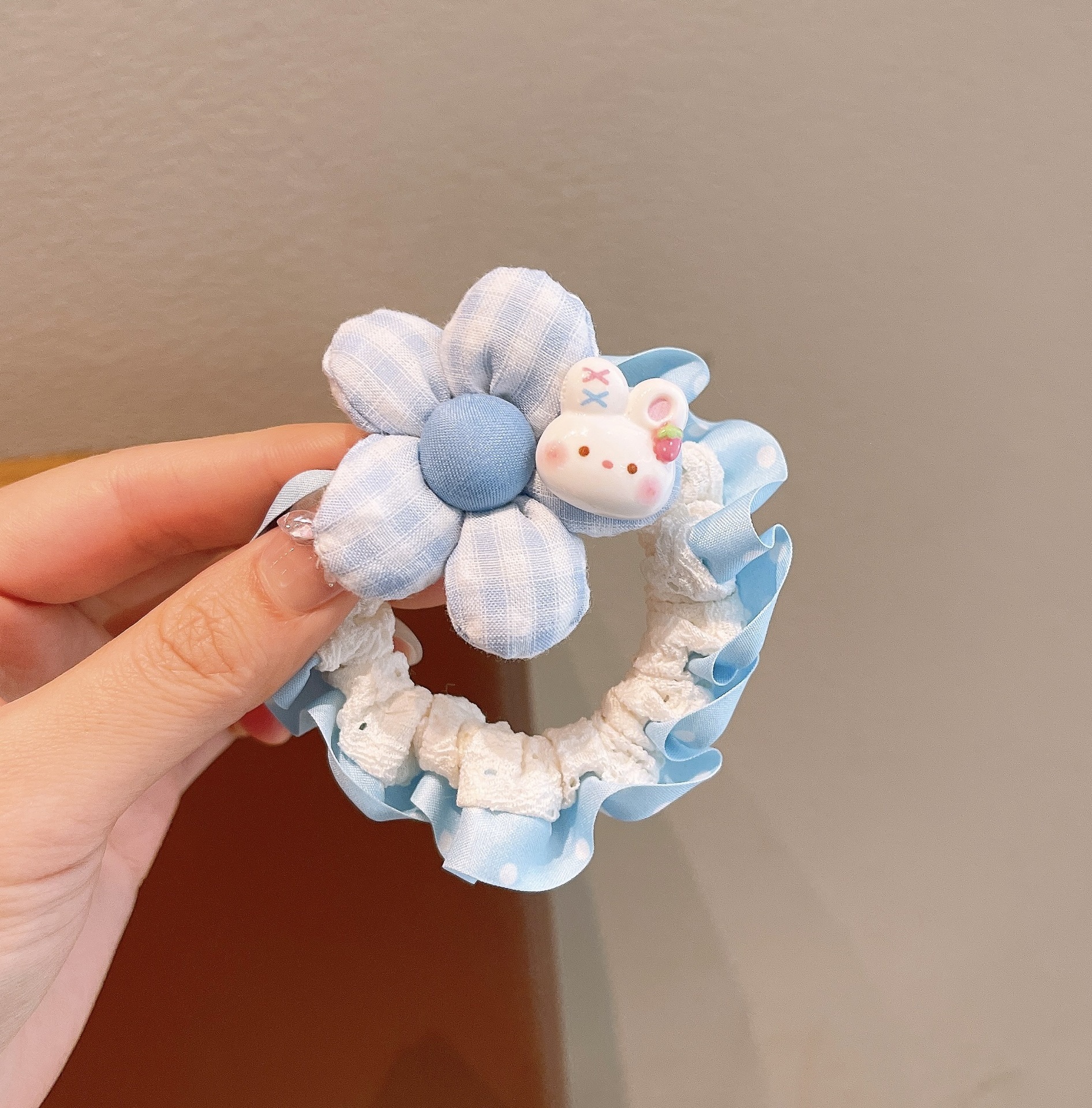 Flores de conejo azul