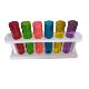 Manufacturers wholesale plastic test tubes transparent test tubes PS test tube sets six test tubes, etc.
