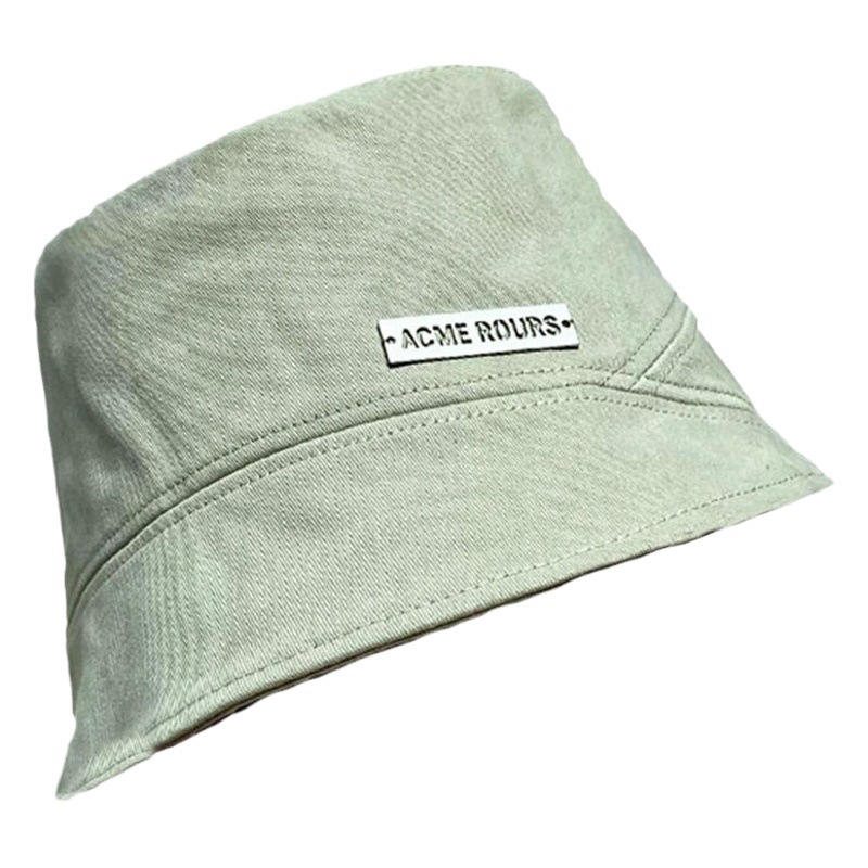 Sombrero femenino primavera y verano cubierta Cara color sólido sombrero de pescador nicho de moda todo partido cara de aspecto pequeño sombrero de cubo playa sombrero de sol marea